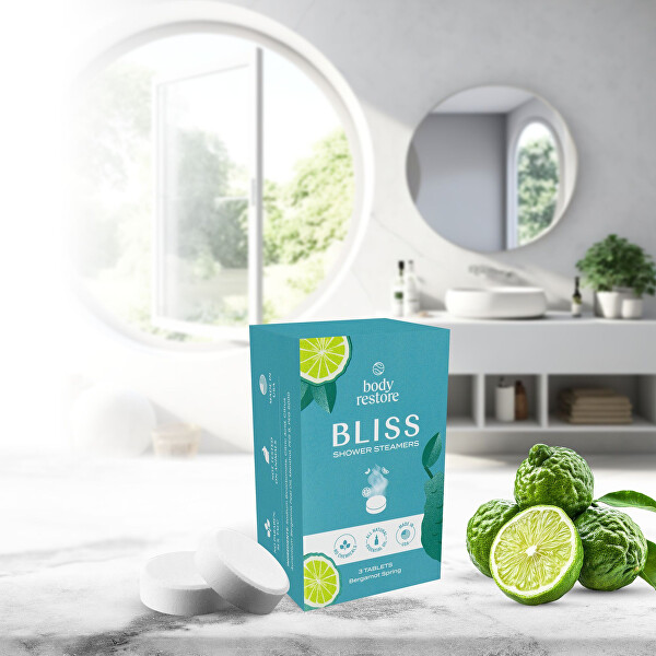 Sada aromatických tablet do sprchy Bergamot Spring Shower Steamers
