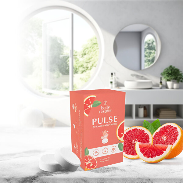 Súprava aromatických tabliet do sprchy Grapefruit Shower Steamers