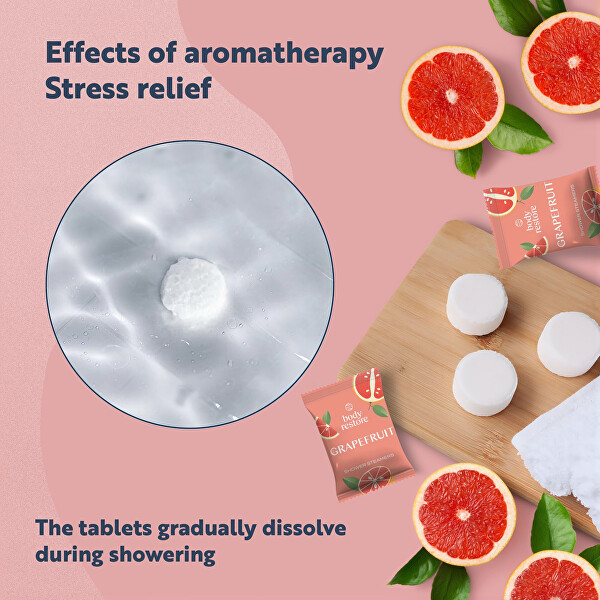 Grapefruit Shower Steamers aromás zuhanytabletta szett