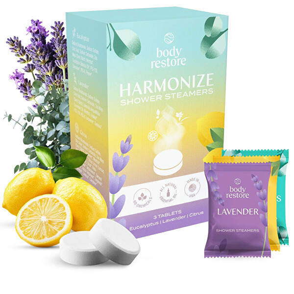 Sada aromatických tablet do sprchy Harmonize Shower Steamers
