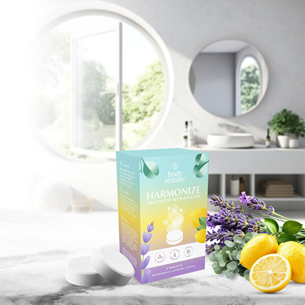 Sada aromatických tablet do sprchy Harmonize Shower Steamers