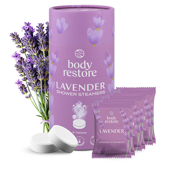 Sada aromatických tablet do sprchy Levandule Shower Steamers 6 ks