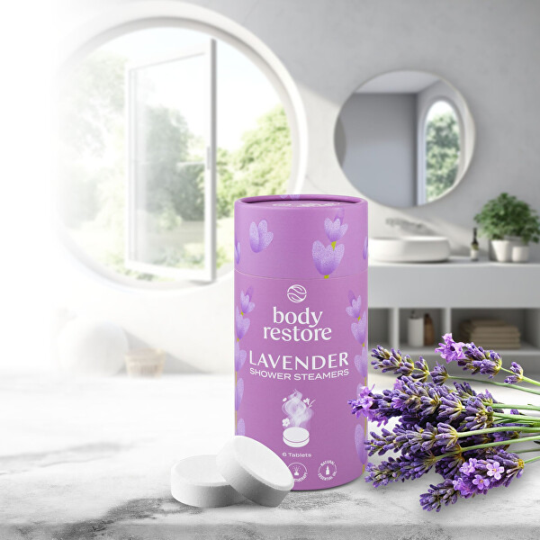 Sada aromatických tablet do sprchy Levandule Shower Steamers 6 ks