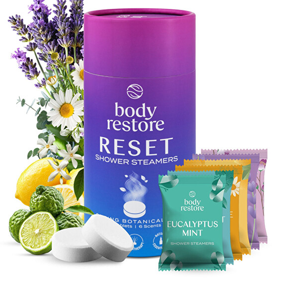 Sada aromatických tablet do sprchy Reset mix Shower Steamers 6 ks