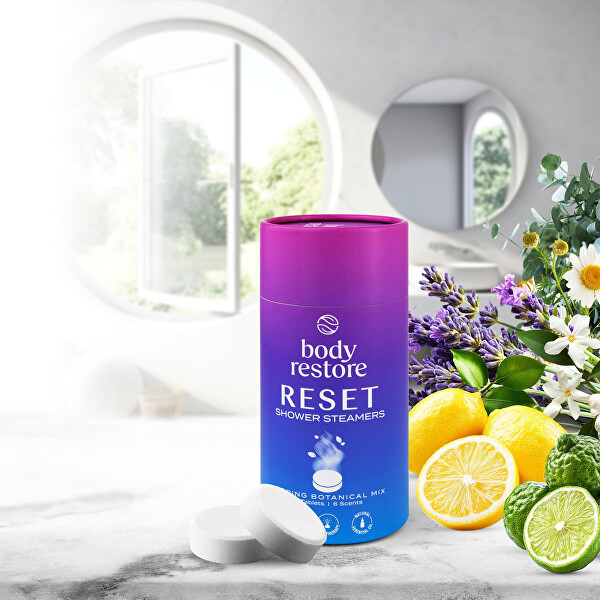 Sada aromatických tablet do sprchy Reset mix Shower Steamers 6 ks