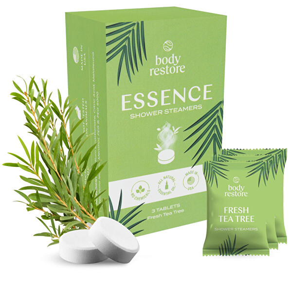 Sada aromatických tablet do sprchy Fresh Tea Tree Shower Steamers