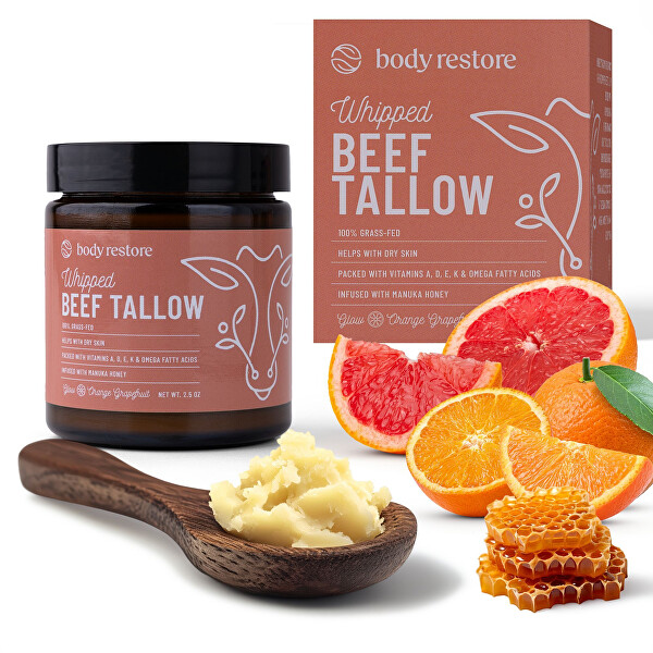 Tělový krém Pomeranč a Grep Whipped Beef Tallow 71 g