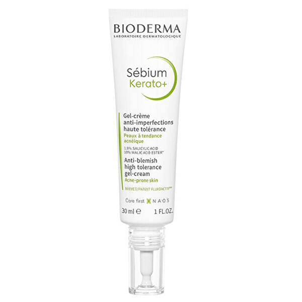 Gelový krém proti nedokonalostem pleti Sébium Kerato+ (Anti-Blemish High Tolerance Gel-Cream) 30 ml