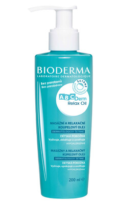 Masážní a relaxační koupelový olej pro děti ABCDerm (Relax Oil) 200 ml