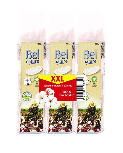 Sada BIO odličovacích tampónů Nature 3 x 70 ks