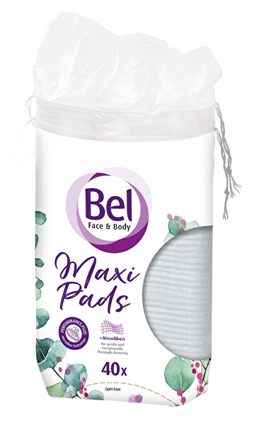 Oválné odličovací tampony Maxi Face & Body Cosmetic 40 ks
