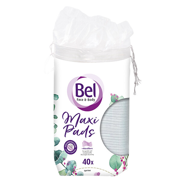 Sada oválných odličovacích tamponů Face & Body Cosmetic 3 x 40 ks