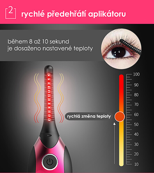 Elektronikus szempillaspirál BeautyRelax Brush & Go BR-1460