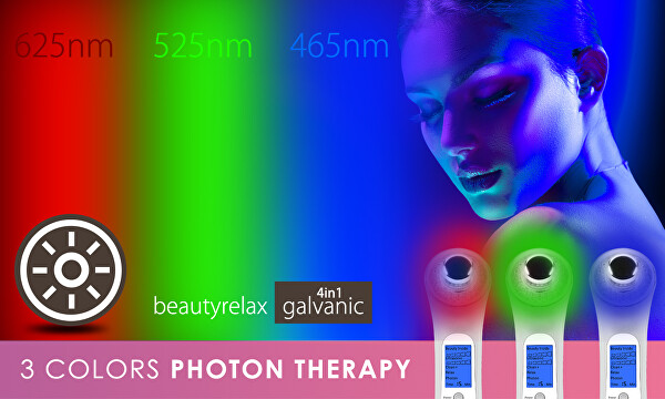 Dispozitiv galvanic pentru piele 4 în 1 cu terapie cu fotoni BR-1150W