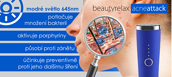 Aparat cosmetic pentru tratament ten acneic problematic Acneattack BR-1320