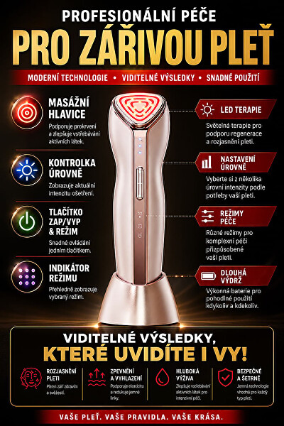Kozmetický prístroj na vrásky RFlift BR-1500