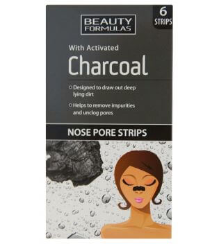 Čisticí pásky na nos s aktivním uhlím Charcoal (Nose Pore Strips) 6 ks