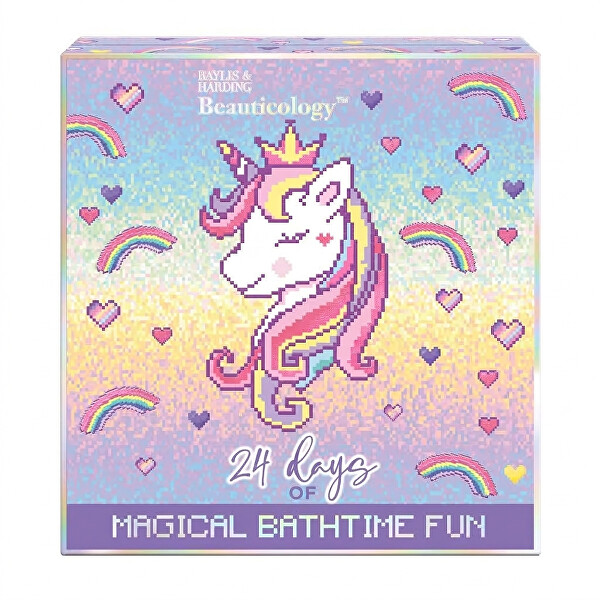 Adventní kalendář Magical Bathtime Fun Unicorn 24 ks
