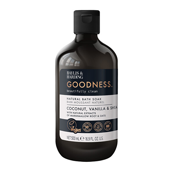 Pena do kúpeľa Goodness Kokos, Vanilka & Shea Bath Soak 500 ml