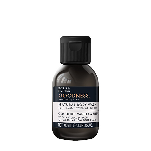 Tělové mýdlo Goodness Kokos, Vanilka & Shea Body Wash 100 ml