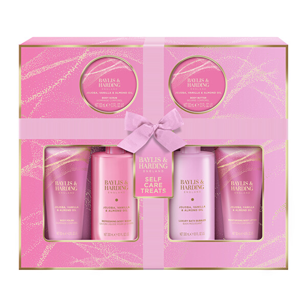 Nagy ajándékcsomag Jojoba, Vanilla & Almond Oil 6 db
