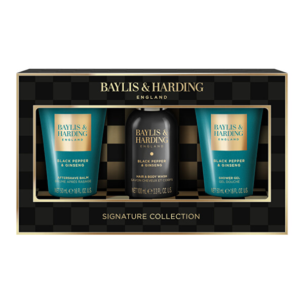 Dárková mini sada péče o tělo Black Pepper & Ginseng 3 ks
