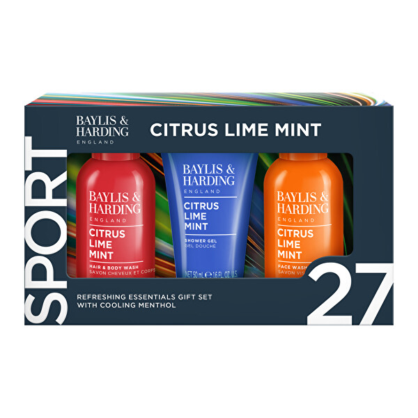 Dárková mini sada péče o tělo Citrus, Lime & Mint 3 ks