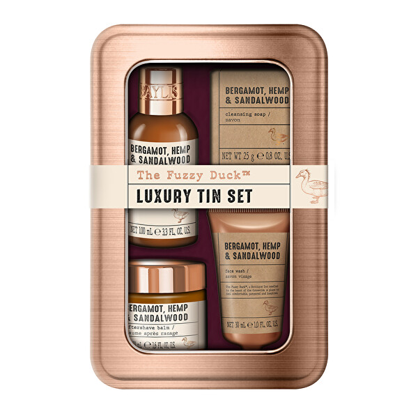 Dárková sada Bergamot, Konopí & Santal 4 ks