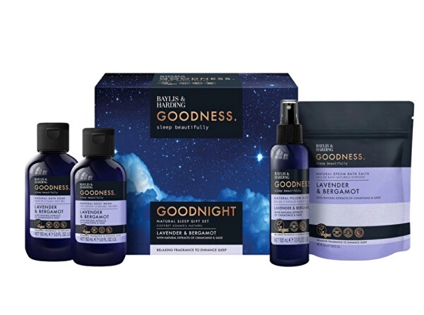 Dárková sada Goodness Goodnight Natural Sleep Gift Set