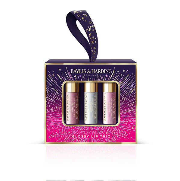 Lipgloss-Geschenkset Feige & Granatapfel 3-tlg