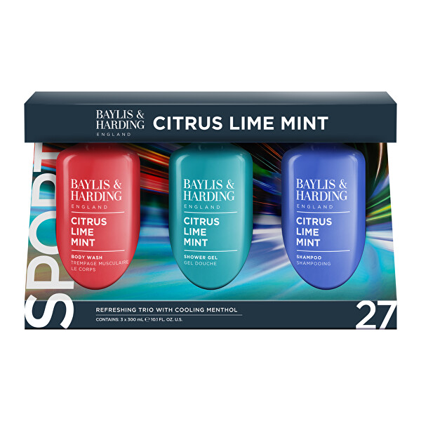 Dárková sada péče o tělo a vlasy Citrus, Lime & Mint 3 ks