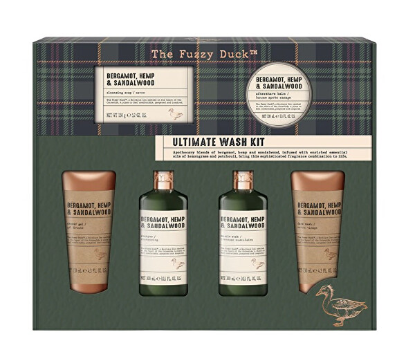 Set cadou pentru îngrijirea corpului The Fuzzy Duck Ultimate Wash Kit 6 buc.