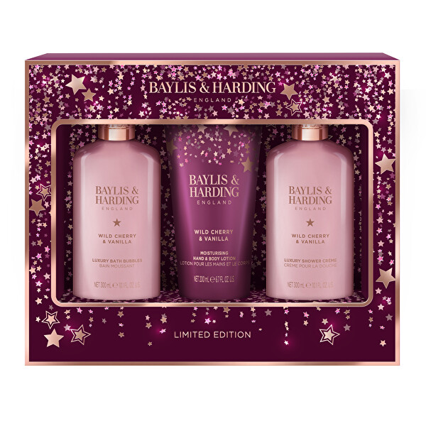Dárková sada tělové péče Wild Cherry & Vanilla 3 ks