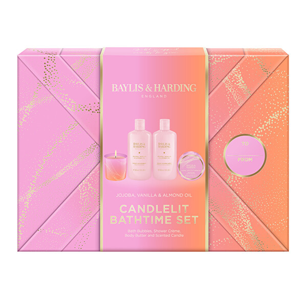 Dárková sada Jojoba, Vanilka & Mandlový olej 4 ks