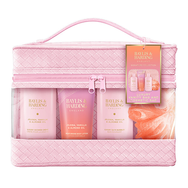 Dárková sada Jojoba, Vanilka & Mandlový olej Set 4 ks