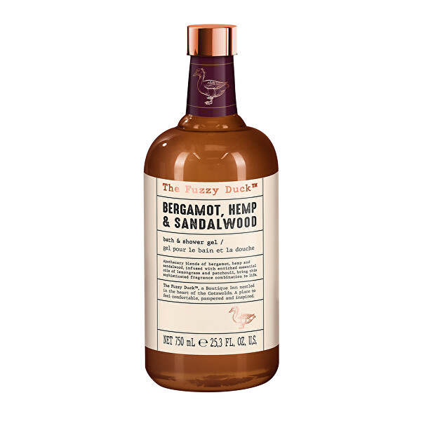 Koupelový a sprchový gel Bergamot, Konopí & Santalové dřevo (Bath & Shower Gel) 750 ml