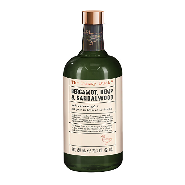 Pánský sprchový gel Bergamot, Hemp & Sandalwood 750 ml