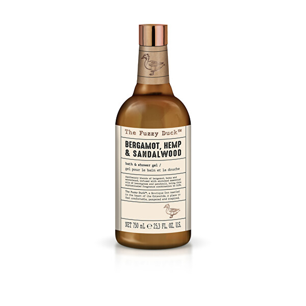 SLEVA - Sprchový gel Bergamot, Konopí & Santalové dřevo (Bath & Shower Gel) 750 ml - poškozené víčko