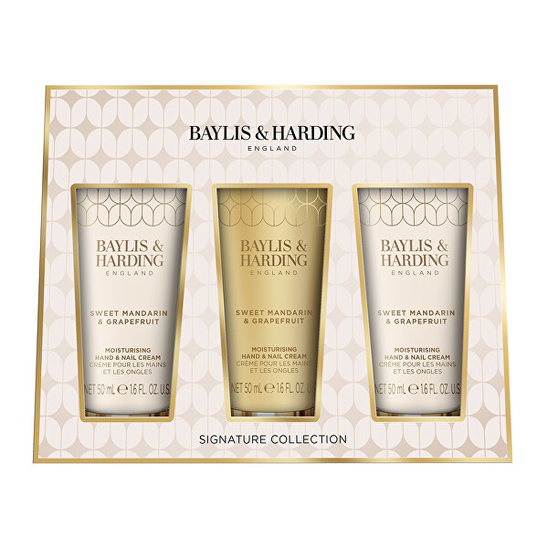 Dárková sada krémů na ruce Mandarinka & Grapefruit 3 x 50 ml
