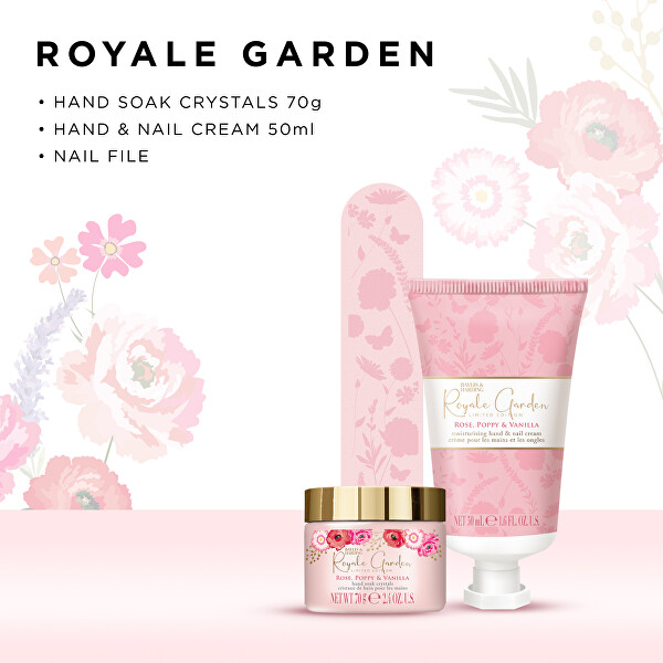 Dárková manikúrní sada Royale Garden 3 ks