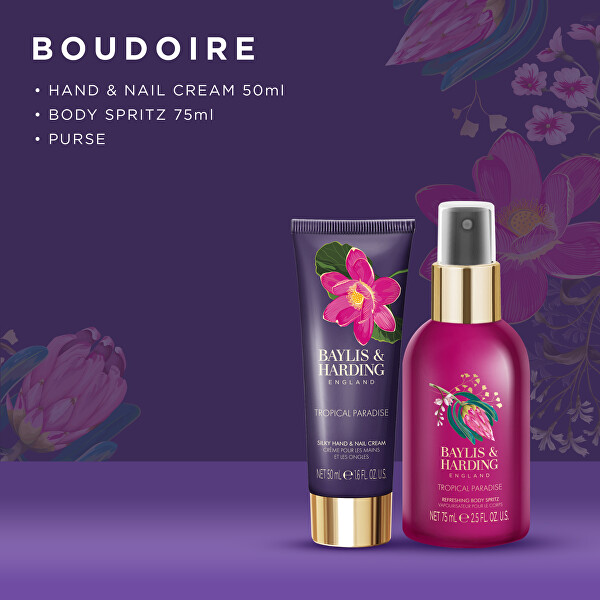 Dárková sada v taštičce Boudoire Tropical Paradise 2 ks