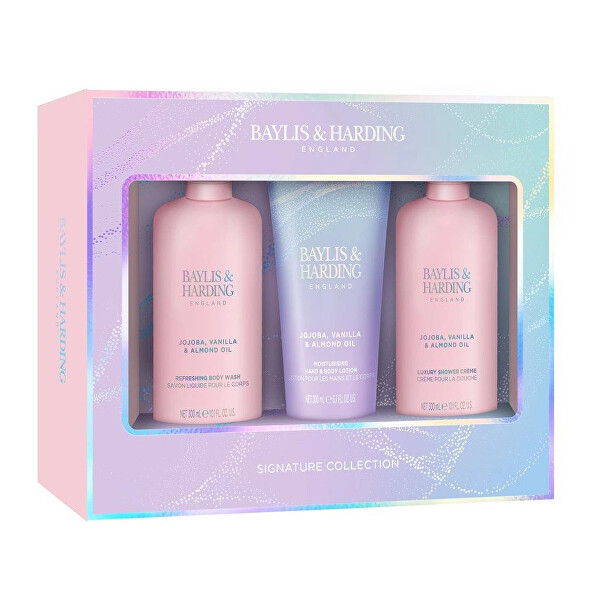 Set per la cura del corpo Jojoba, vaniglia & olio di mandorle 3 pz