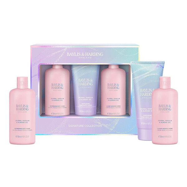 Set per la cura del corpo Jojoba, vaniglia & olio di mandorle 3 pz