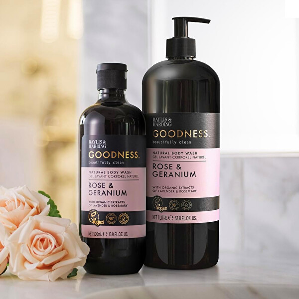 Sprchový gel Růže & Geránium Body Wash 1000 ml