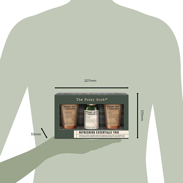 Dárková mini sada Black Pepper & Ginseng 3 ks
