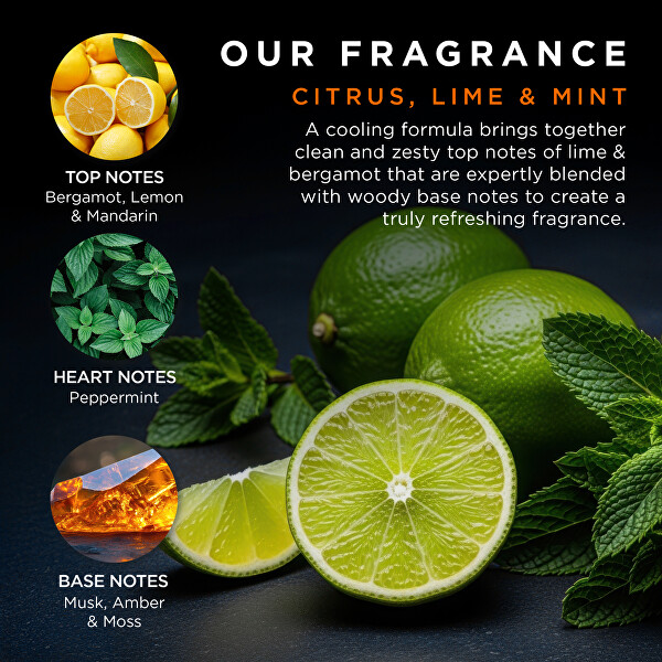 Dárková mini sada péče o tělo Citrus, Lime & Mint 3 ks