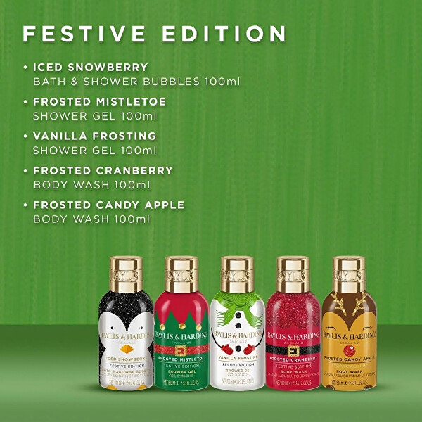 Dárková mini sada péče o tělo Festive Friends 5 ks