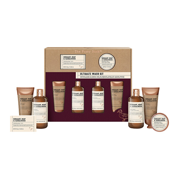 Dárková sada Bergamot, Konopí & Santalové dřevo Set 6 ks