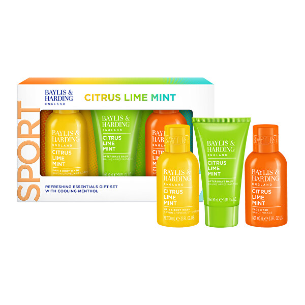 Dárková sada Citrus, Limetka & Máta 3 ks