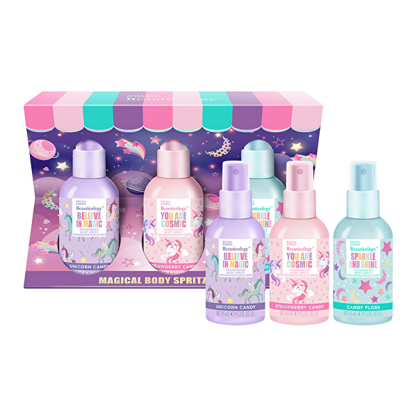 Dárková sada Jednorožec 3 × 95 ml